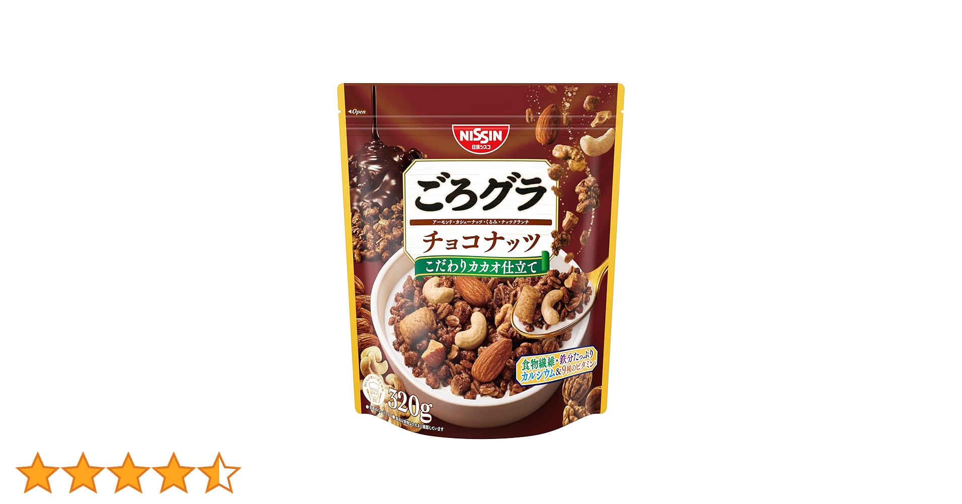 Amazon.co.jp: Nissin Cisco Gorokura Chocolate Nuts, 11.3 oz (320 g